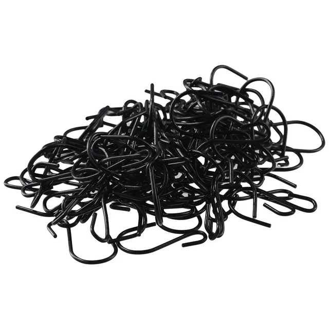 120pcs 1-inch Mini S-shaped Hook, S-shaped Hook, Small S-shaped Hook, Metal  Mini Decorative Hook, For Crafts(black)