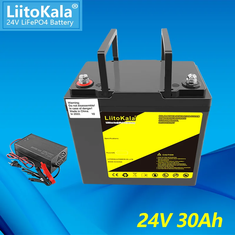 Liitokala 24v 30ah 40ah Lifepo4 Battery Power Batteries For 8s 29.2v Rv  Campers Golf Cart Off-road Off-grid Solar Wind - Battery Packs - AliExpress