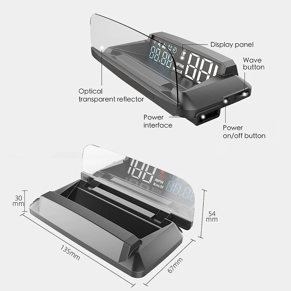 ڵ  HUD GPS ý   ÷, ڵ  ӵ ˶  ڵ  ׼