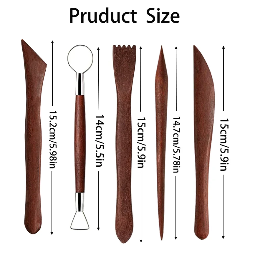 43/24PCS Pottery Clay Tools Kit Polymer Clay Sculpting Tools Air Tools Set for Ceramic Craft Carving Modeling Shaping polymer clay tools pottery tools clay sculpting tools pottery sculpting tools clay craft tool