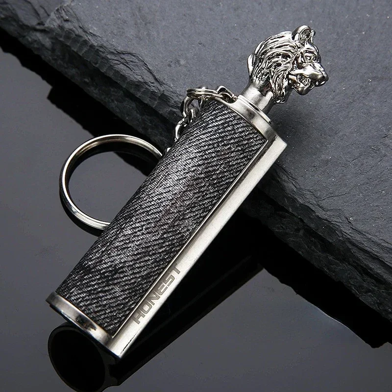 

10000 Match Keychain Cigarette Lighter, Kerosene Lighters Torch, Portable Smoking Accessories, Cool Smoke Gadgets Gifts For Men