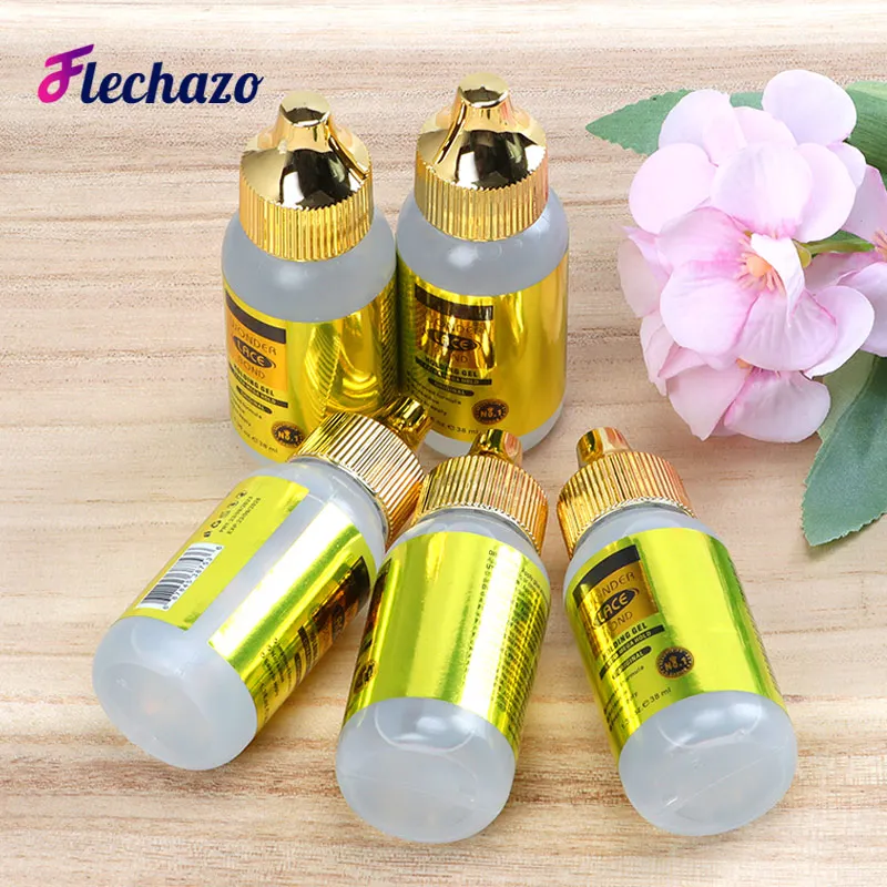 Transparent Wig Glue 38Ml Lace Glue Hair Replacement Adhesive Gel Waterproof Lace Front Wig No Residue