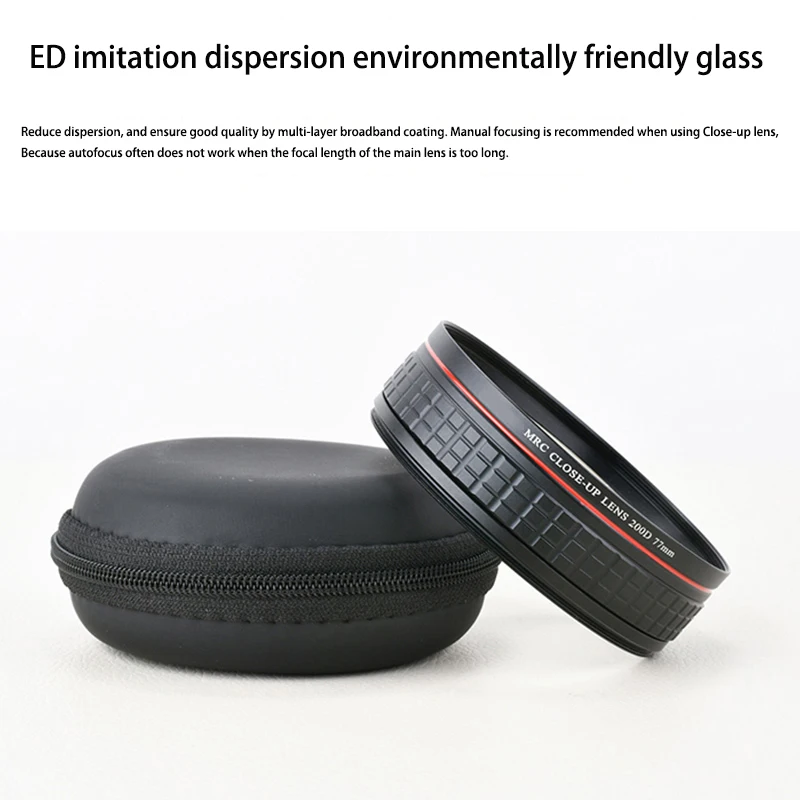 Professional Advanced Close Up Filter II for Telephoto 49 55 58 62 67 72 77 82mm Macro Filter Flowers Plants Insects Diamonds 6