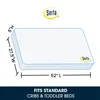 Serta SleepTrue Sparkling Sky 5" Dual-Sided Crib & Toddler Mattress - Sustainably Sourced Fiber Core - Waterproof - Lightweight 6