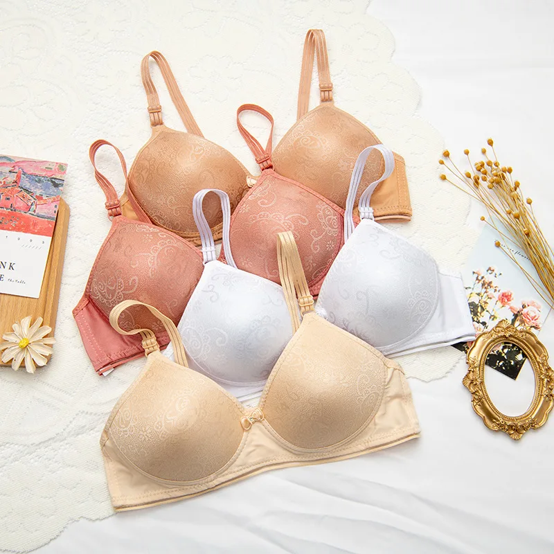 

Breathable skin-friendly rims gather plus-size underwear, simple and comfortable on the side, collecting bra manufacturers BRA.