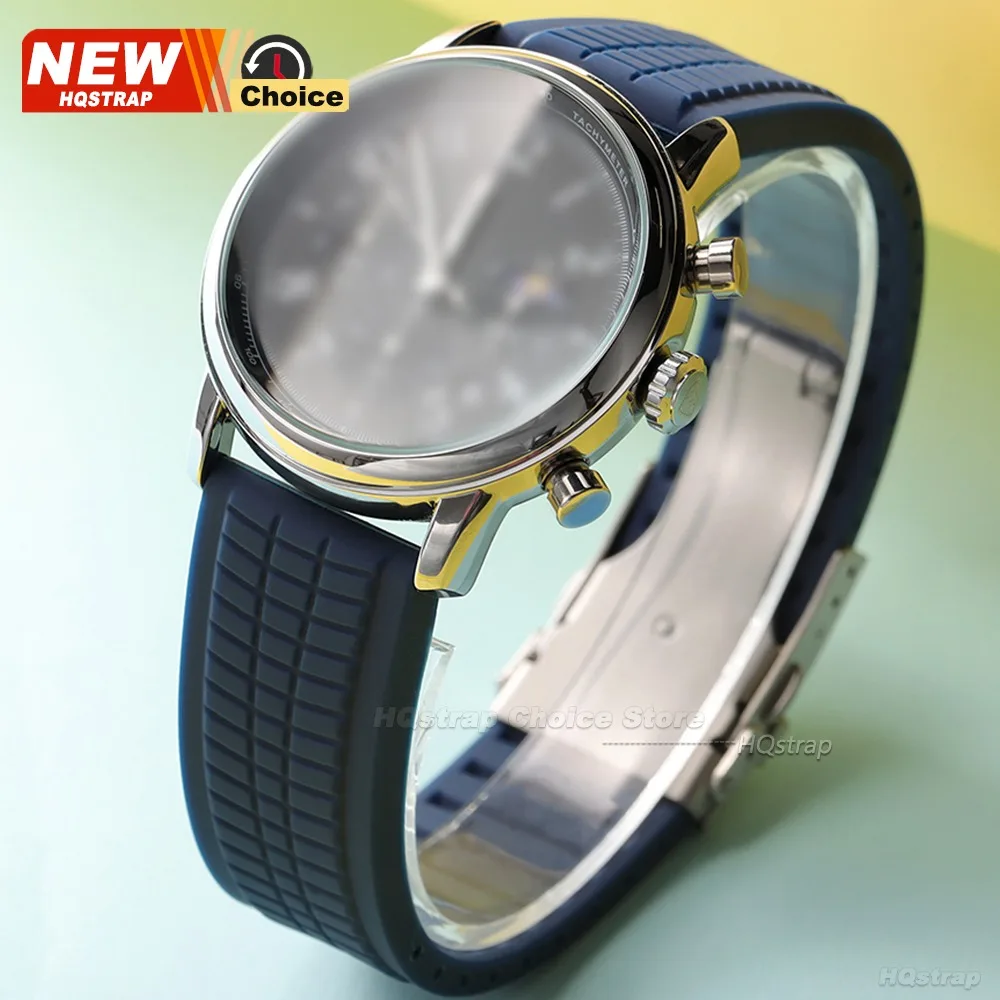 Universal Waterproof Silicone Sport Strap with Solid Buckle