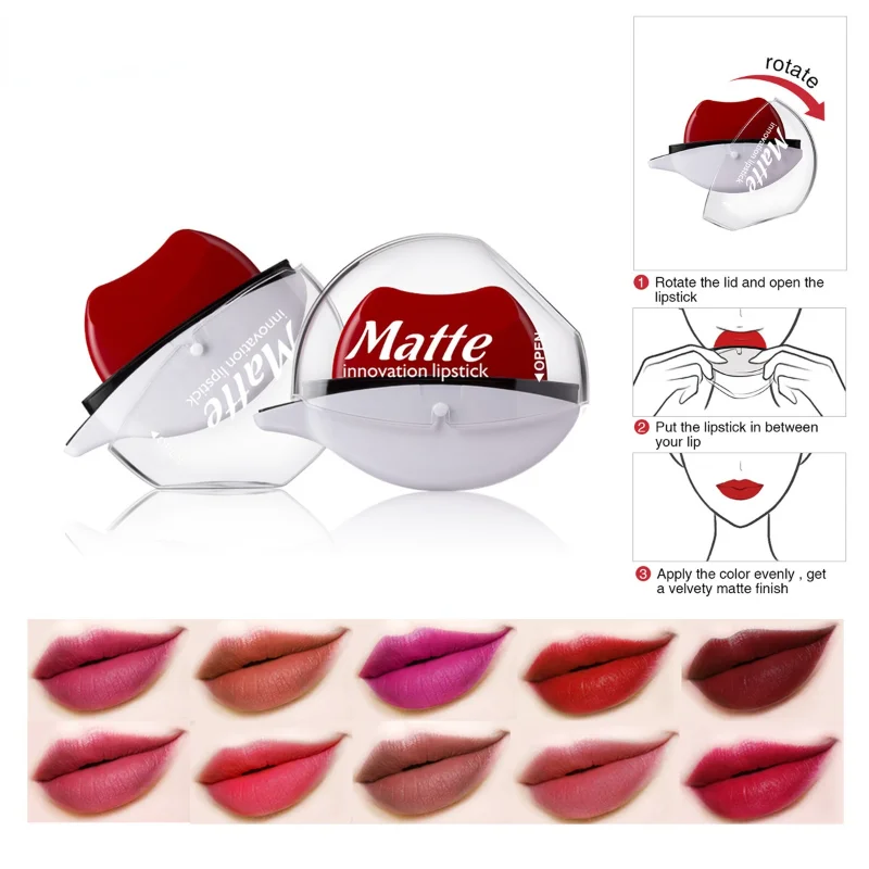 Lazy Population Lipsticks Waterproof Nondecoloring Moisturizing