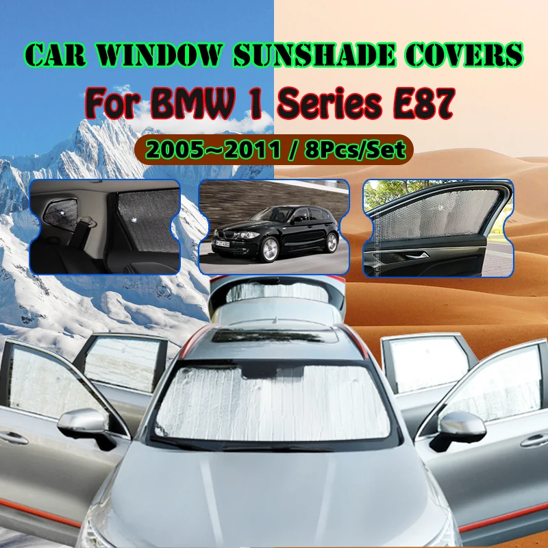 

For BMW 1 Series E87 5-door Hatchback 2005~2011 Car Window Windshield Sunshade UV Reflector Sun Shade Visor Auto Accessories