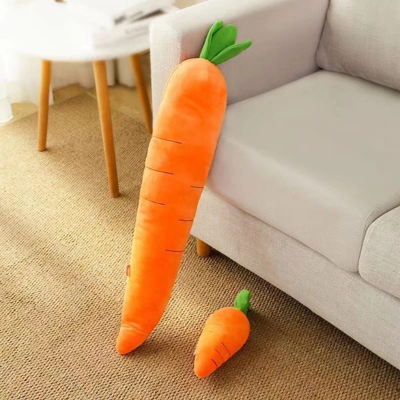 Carrot Plush Chew Toy for Dogs - Pet Sound Playing Accessory