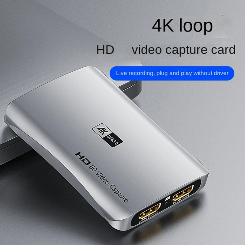 

Карта видеозахвата 1080P 4K, USB 3,01080 P 60 кадров в секунду