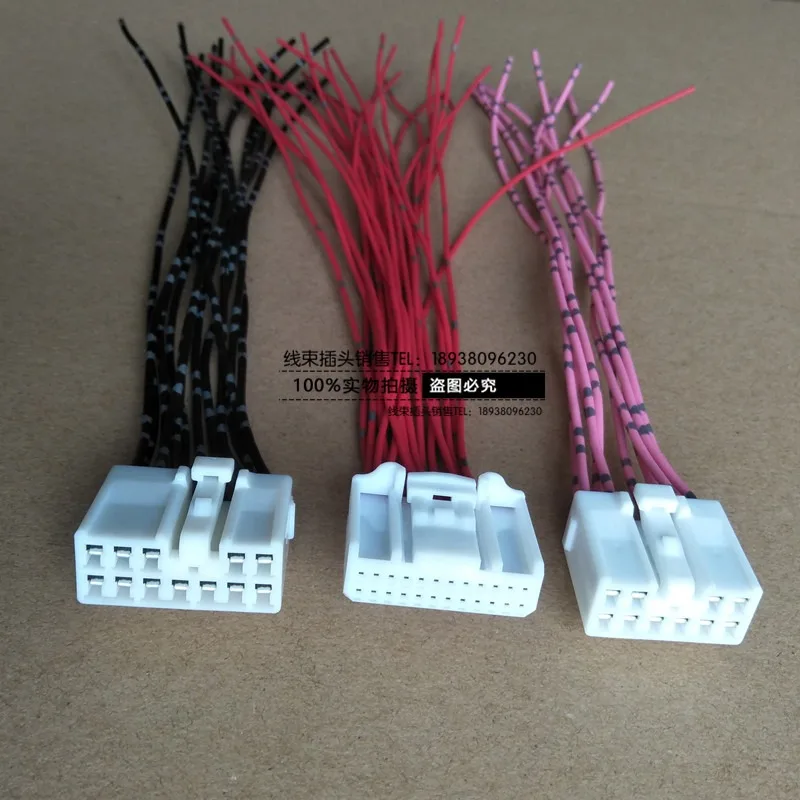 1 Pz Per Toyota Lexus Car Amplifier Host 10 12 24Pin Pinhole Con Cavo Spina Cablaggio