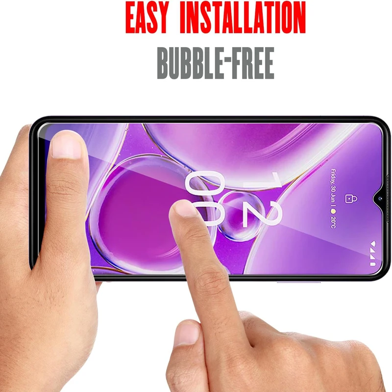 Premium HD Crystal Tempered Glass Screen Protector, 9H Transparency