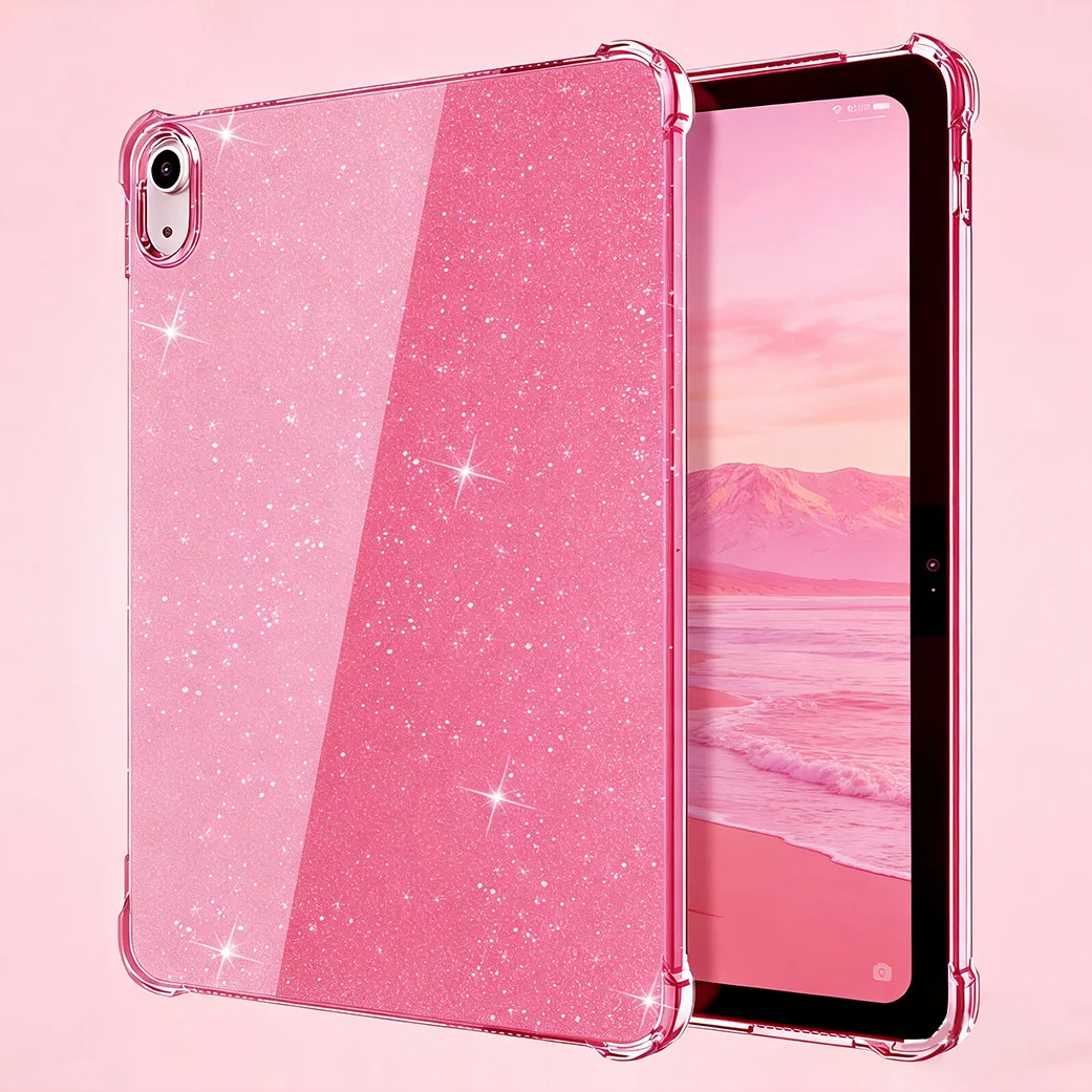 Sparkling Shockproof Soft Silicone Tablet Case