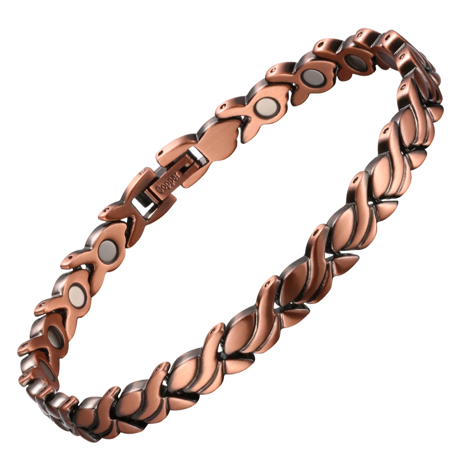 Pure Copper Magnetic Bracelet Men Arthritis Pain Relief Energy Strength  Women | eBay