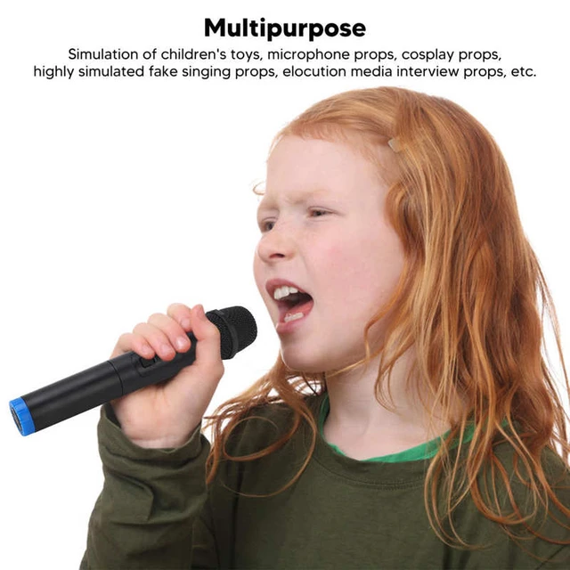 Micrófono de utilería para niños, micrófonos para niños, favores de fiesta,  juego de simulación, Juguetes