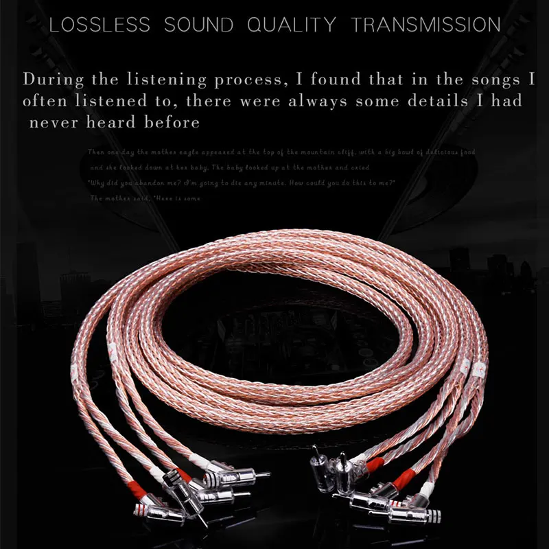 YYAUDIO- OCC Ŀ ̺, HiFi 12TC, 24 ھ, ε , ٳ ÷  ÷̾, ȣ  ̾, 1 