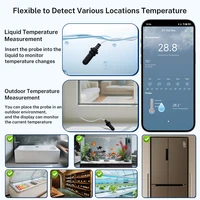 Tuya WiFi Zigbee Temperature Humidity Sensor with External Probe APP Remote Control Workwith Yandex SmartLife Alexa - Image 3