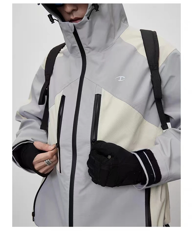 C   23aw sstaGray white assault jacket dwr coating multiple pockets carrying system techwear gorpcore aesthetic