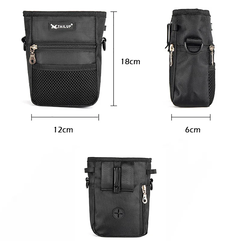Portable dog walking bag Training Snack Waist Bag Large Capacity Treat Pouch Drawstring Carries Outdoor Garbage Waste Bag Dispenser