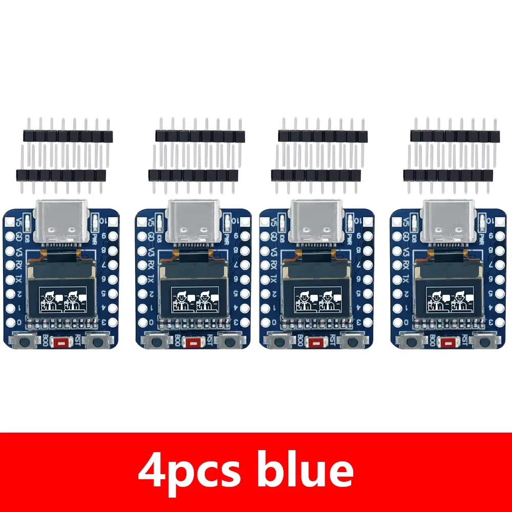 MINI ESP32-C3 Development Board 2.4G Wifi 4 BT Module with 0.42 Inch OLED Display 4MB Flash Ceramic Antenna USB Type-C ESP32 C3 image 13