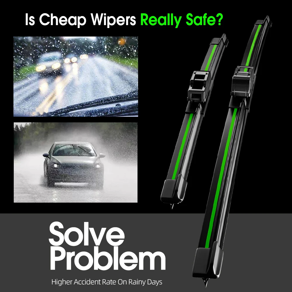For Toyota Aygo 2005-2022 1pcs Front Windshield Wiper Blades Windscreen Window Accessories 2006 2008 2010 2014 2018 2019 2020 5