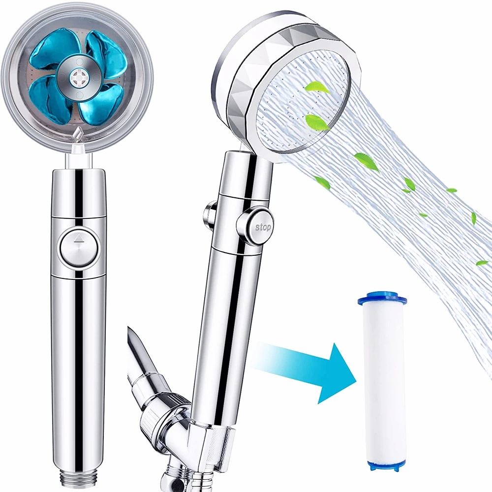 PropellerShowerHeadRainfallHighPreassurewithFanWaterSaving