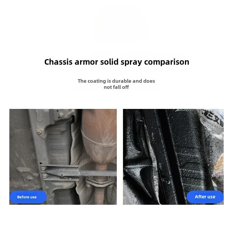 Automobile chassis armor paint low-disk ground armor anti-rust paint sound insulation glue self-spraying car chassis