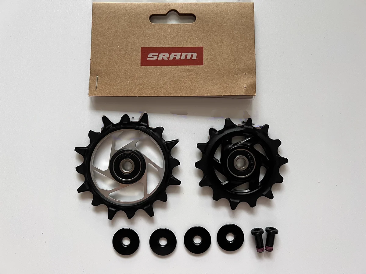 

SRAM SPARE PARTS RD PULLEY WHEEL KIT XXSL T-TYPE EAGLE AXS 11.7518.104.006 FOR XX SL Eagle Transmission Derailleur