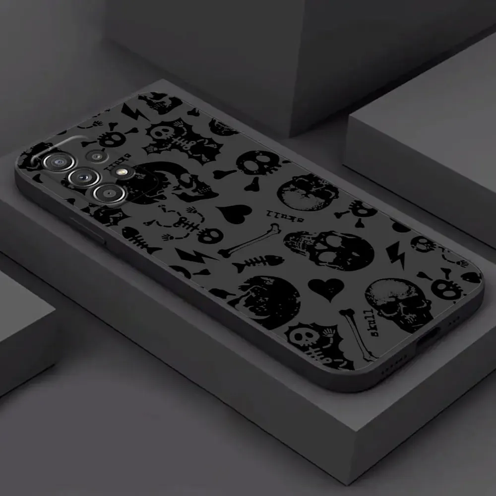 Halloween Bone Skull Themed Phone Case Cover