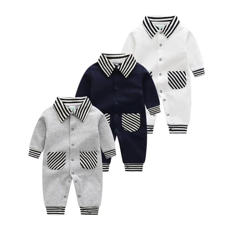 

Bodysuits for infants Jumpsuit cottonGirl Boy baby long-sleeved harness spring and autumn newborn clothes Romper