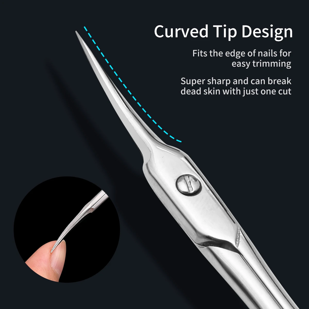 Russian Dead Skin Scissors Super Sharp Darbs Manicure Pre-stainless Steel Professional Exfoliation 2