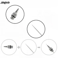 Airbrush 0.2/0.3/0.5mm Nozzle&Needle Replacement Tool Accessories Kit for Many Types of Airbrush Replacement Repair Parts 2