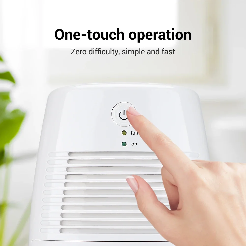 Portable Dehumidifier Device Air Purifier Mute Moisture Absorbers Air Dryer Home Room Office Kitchen Deodorizer Dryer