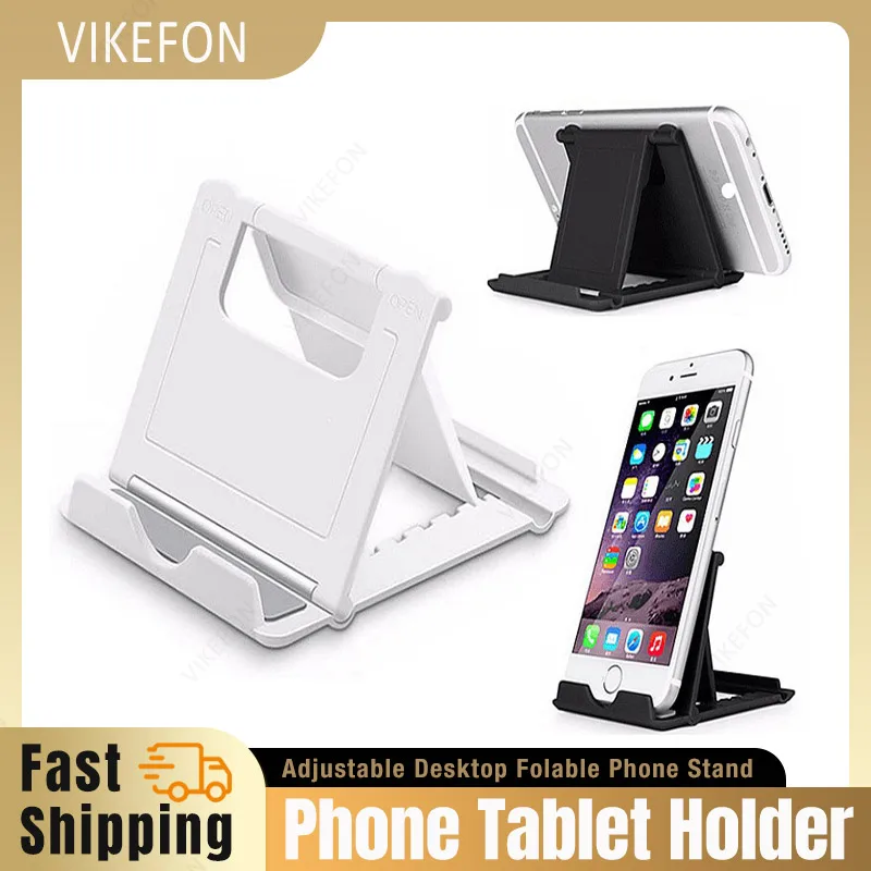 Phone Holder Foldable Desktop Adjustable For iPhone 16 15 Samsung Xiaomi Universal