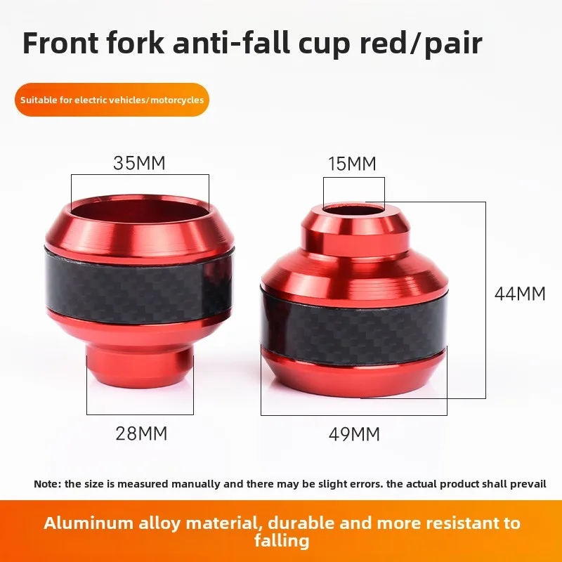 Motorcycle Wheel Protection 2Pcs Universal Crash Pad Protectors Alloy Motocross Falling Front Fork Slider Shock Absorption Cups