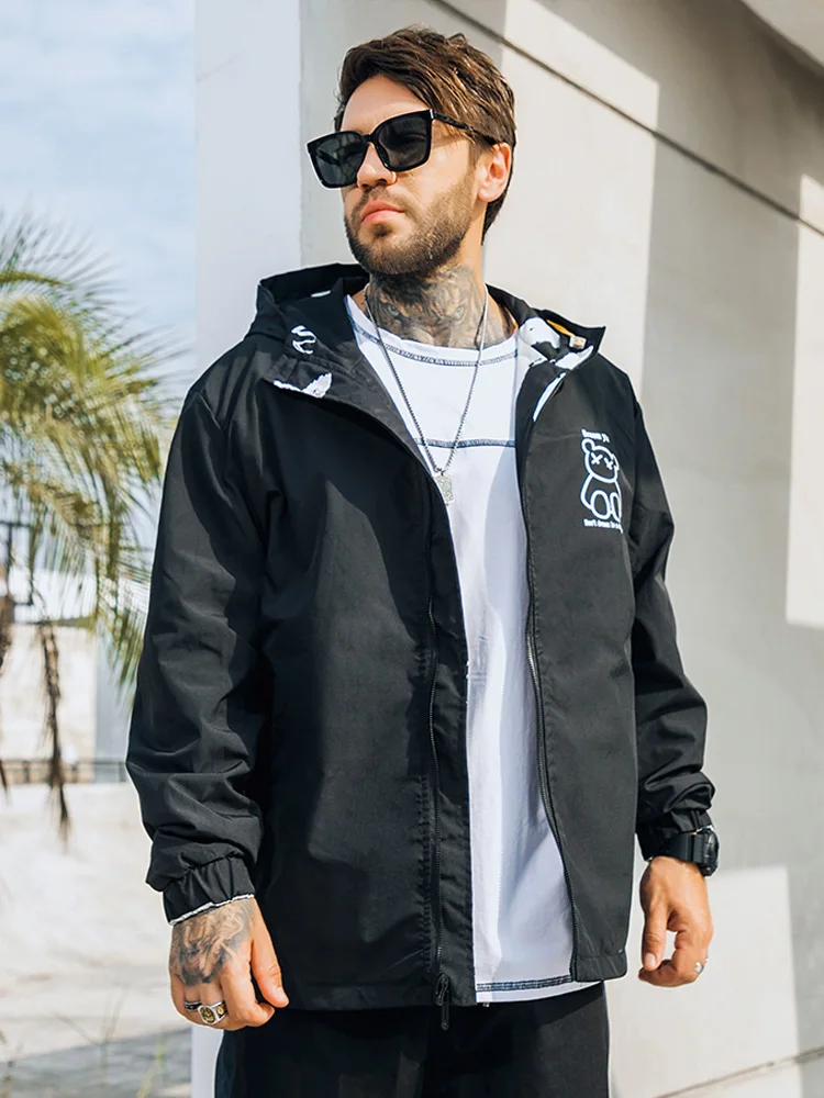 Bear Windbreaker Streetwear Jacket7