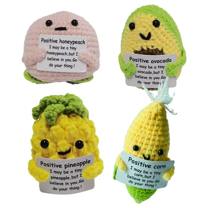 

Knitted Doll Pendant Funny Car Ornament Exquisite Comfortable For Offices Home Car Creative Doll Ornaments Cotton Knitted Toys