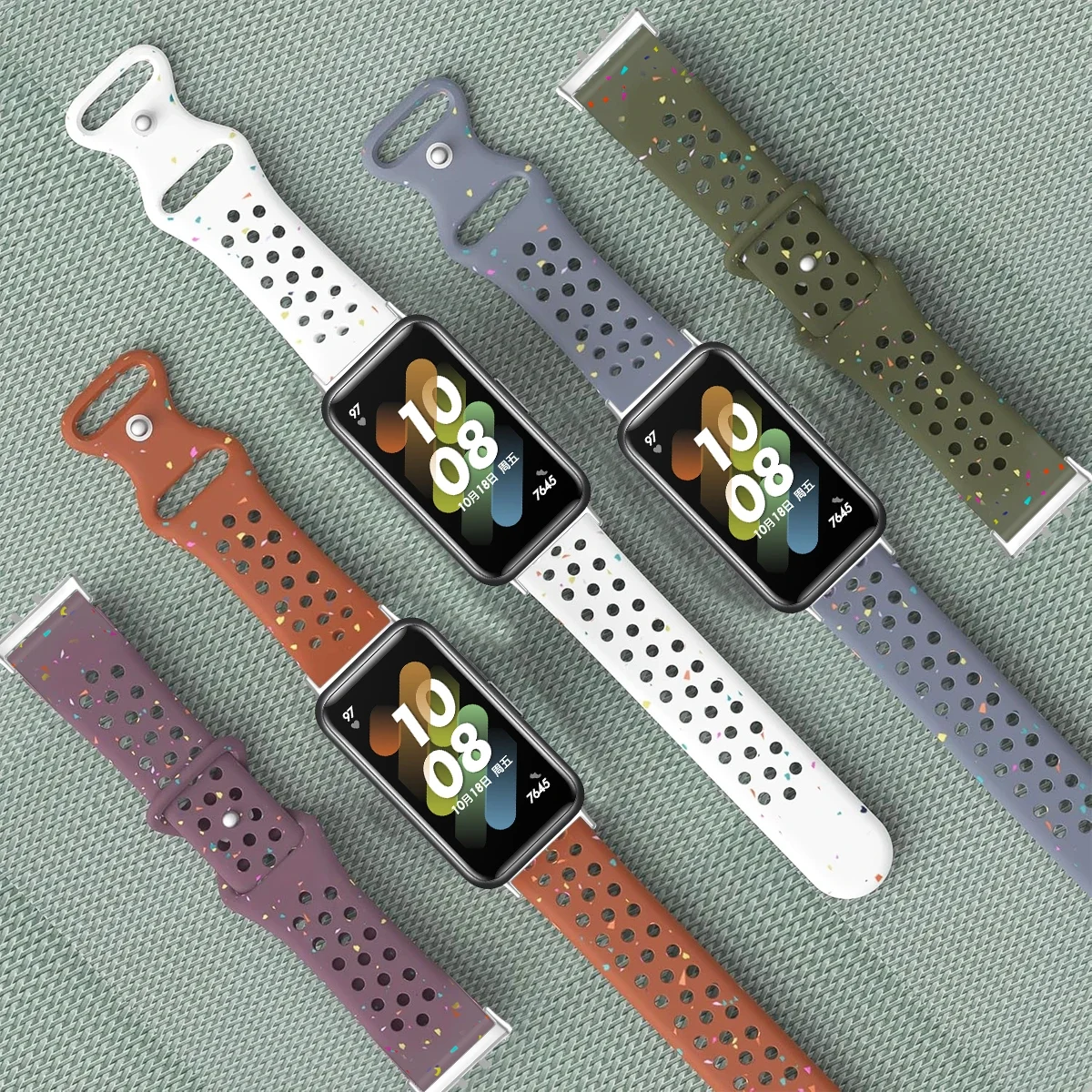 Silikonarmband für Samsung Galaxy Fit 3 Uhrenarmband Sportuhrenarmband für Samsung Galaxy Fit 3 Ersatzarmband Zubehör – Detail 2