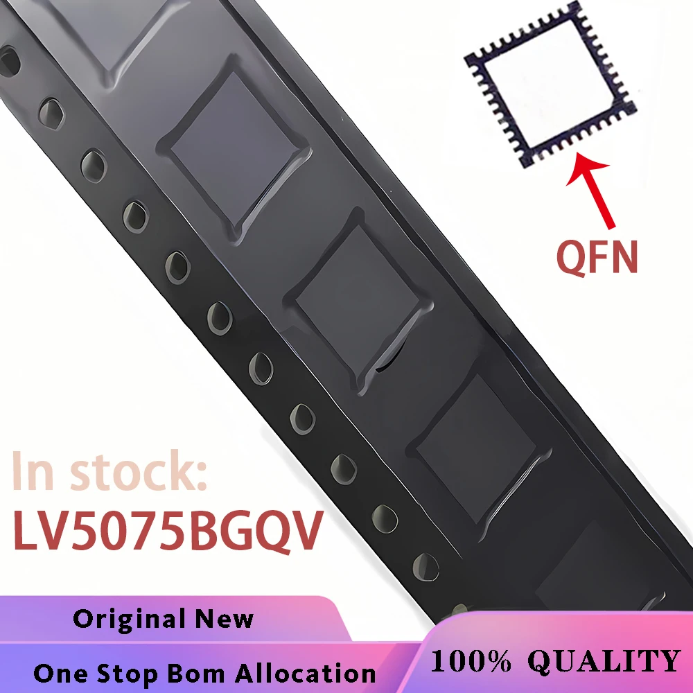 

(2-5PCS) 100% New LV5075BGQV LV5075B QFN-40 Chipset