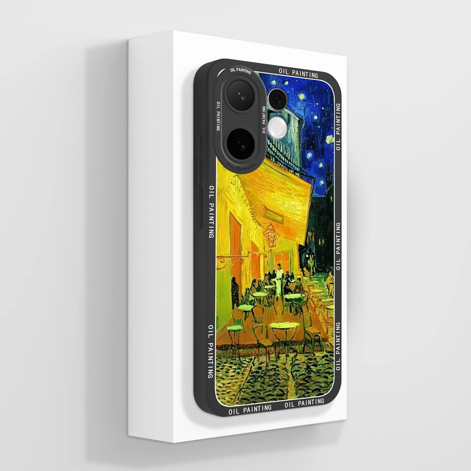 Artistic Style Full Coverage Anti-Drop Liquid Silicone Cute Phone Case