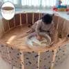 Portable Foldable Kids Swimming Pool Fences Ball Pool with Drain Valve Gifts 2