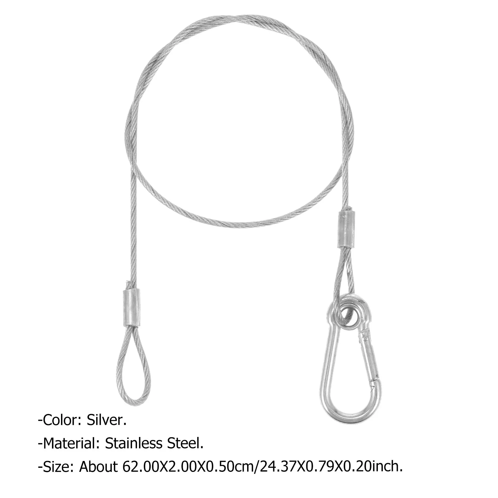 무대 조명 시스템을 위한 5Pcs 신뢰할 수 있는 스테인레스 스틸 안전 로프 우수한 질감 안정적인 성능 램프 안전 케이블