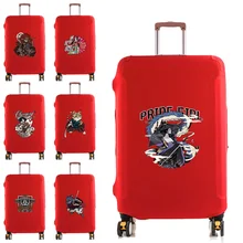 Travel Suitcase Elastic Dust Cases Luggage Protective Cover for 18-28 Inches Jsamurai Pattern Trolley Case Travel Accessories tanie tanio CN (pochodzenie) Streth Fabric Elastyczna tkanina AKCESORIA PODRÓŻNE POKROWIEC NA BAGAŻ litera CN(Origin) Luggage Cover