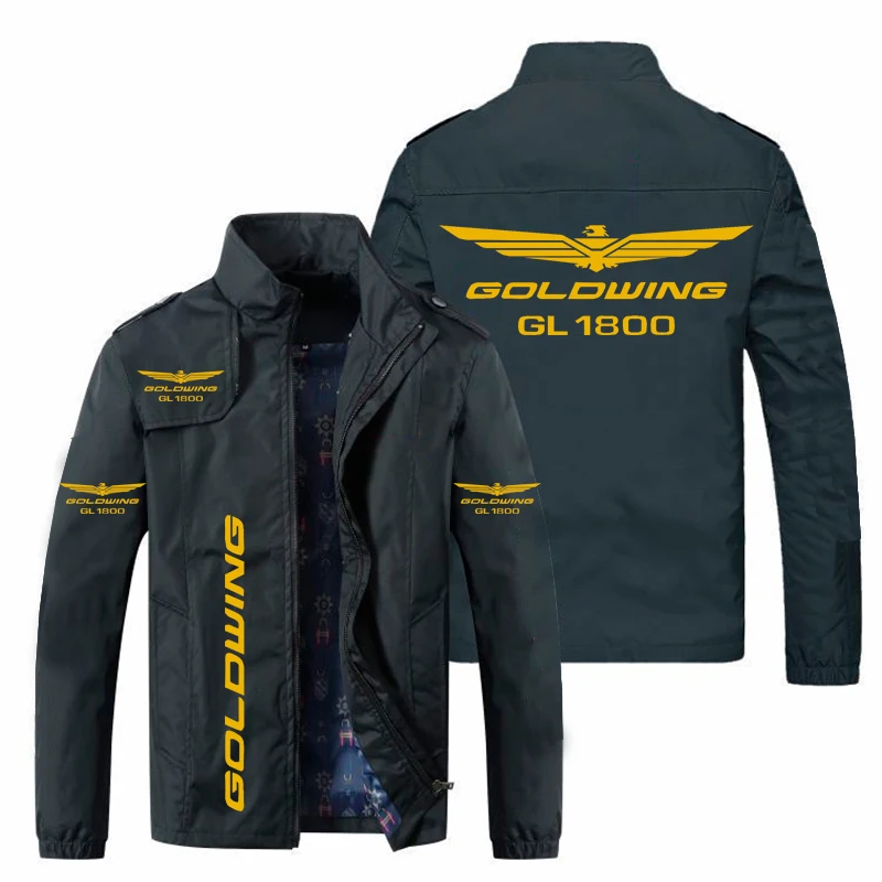 

Honda GOLDWING Logo Printed Jacket Coats Windbreaker Customiz Work Clothes Outdoor Off-road Jacket 2022 Fashion New Mens M-6XL