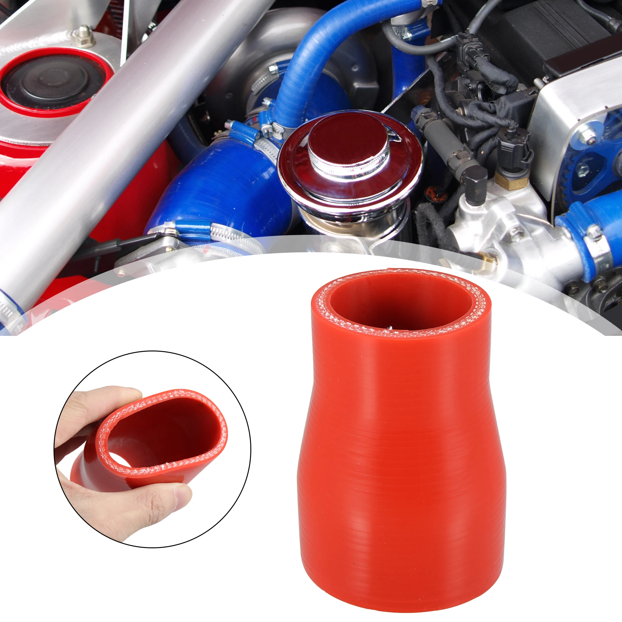 Uxcell 38mm 51mm 70mm 76mm 51mm 70mm ID Straight Silicone Reducer Hose