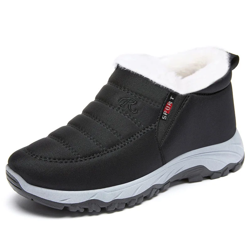 

Cotton shoes 2023 winter new velvet padded cotton boots cross-border wholesale wish leisure shoes for the elderly walking snow b