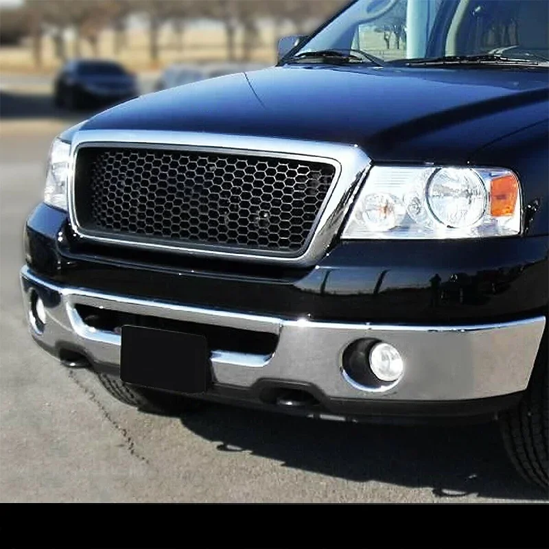 Front chrome bumper with fog lamp hole car bumpers for Ford F150 PICKUP 2006 2007 2008custom