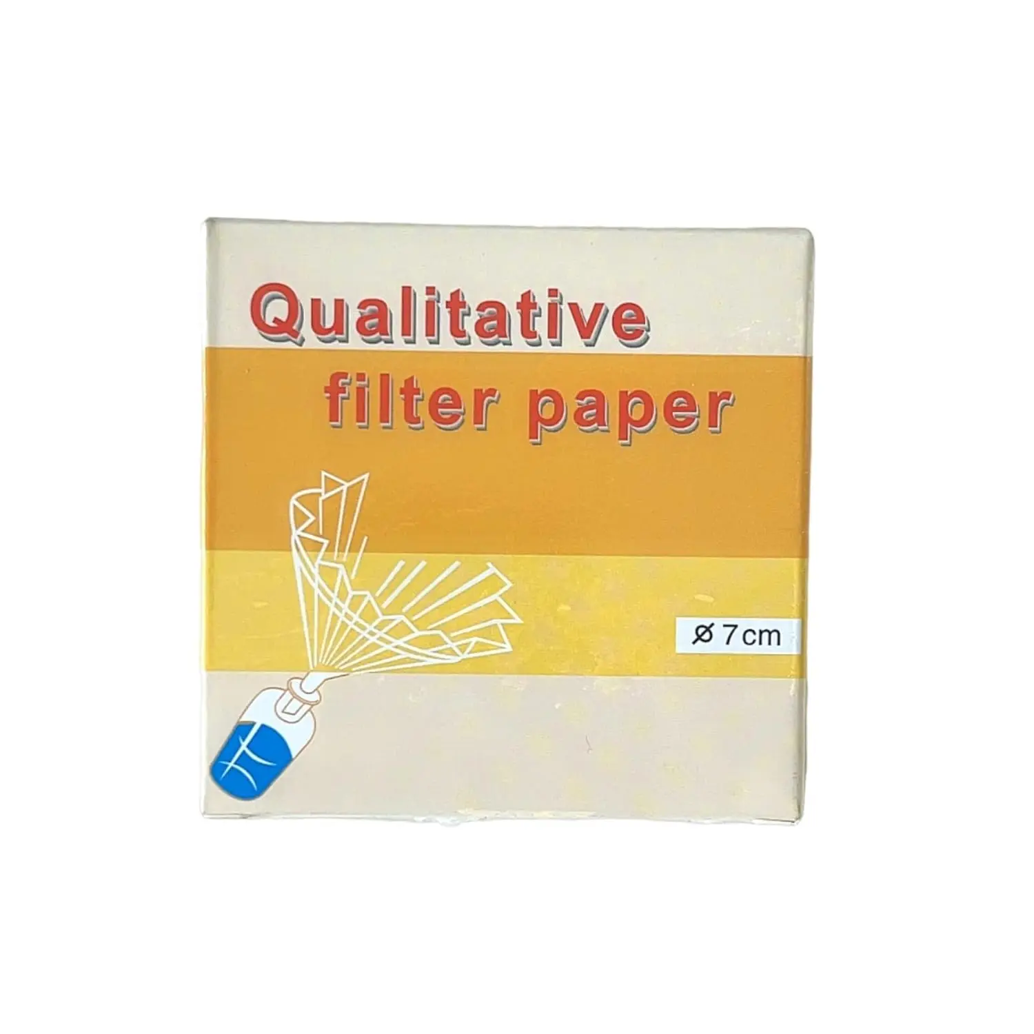 Qualitative Analysis Filter Paper 20-25um Fast Speed Quick 100 Sheets/Pack