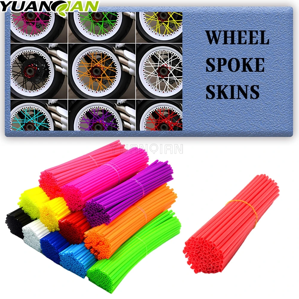 Moto Dirt Bike Enduro Off Road Rim Wheel Spoke Skins Per Suzuki Per Yamaha Per Honda Per Gsagsa Per Kawasaki Per Beta