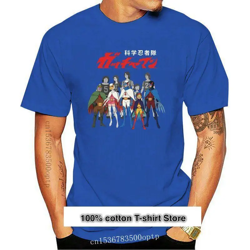 Camiseta Gatchaman Alter Ego Line-Up Para Hombre, Negra, Battaglia Dei Pianeti